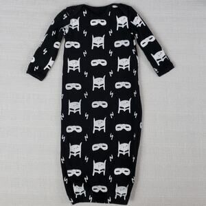 Modern Burlap organic cotton‎ gown 0-3M